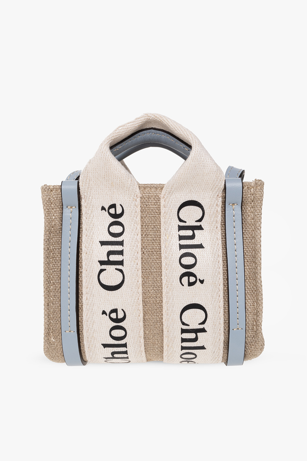 【送料・関税込】CHLOE WOODY NANO CHC22AP235I26 90U Chloé: The Woody nano tote | Milled